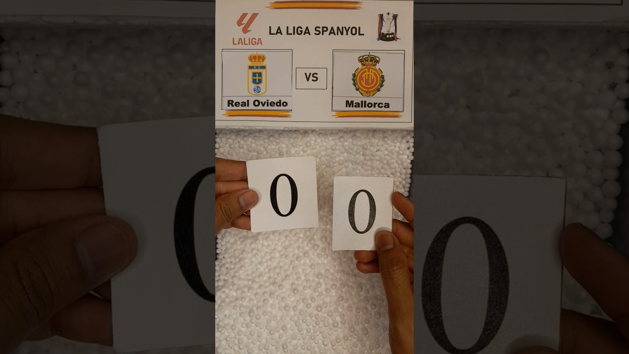 La Liga: Real Oviedo vs Mallorca 0-0