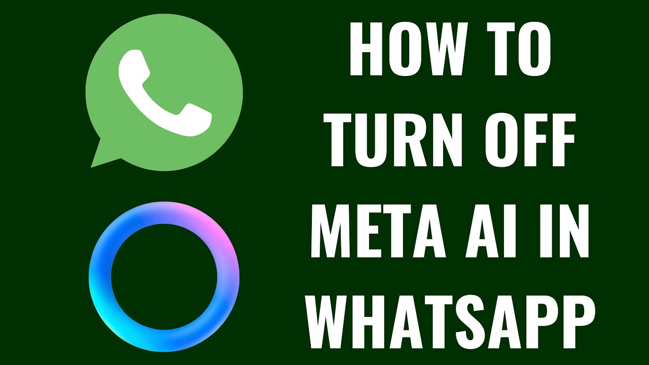 Disable Meta AI in WhatsApp 📱