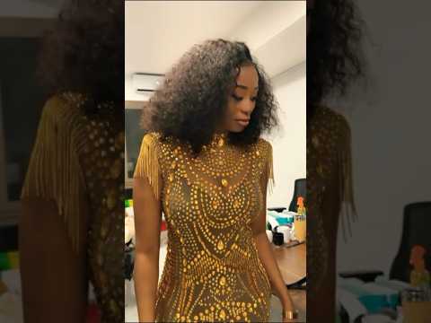 ADIOUZA 🧡 la robe🥰😍 #coutureafricaine #chicdress