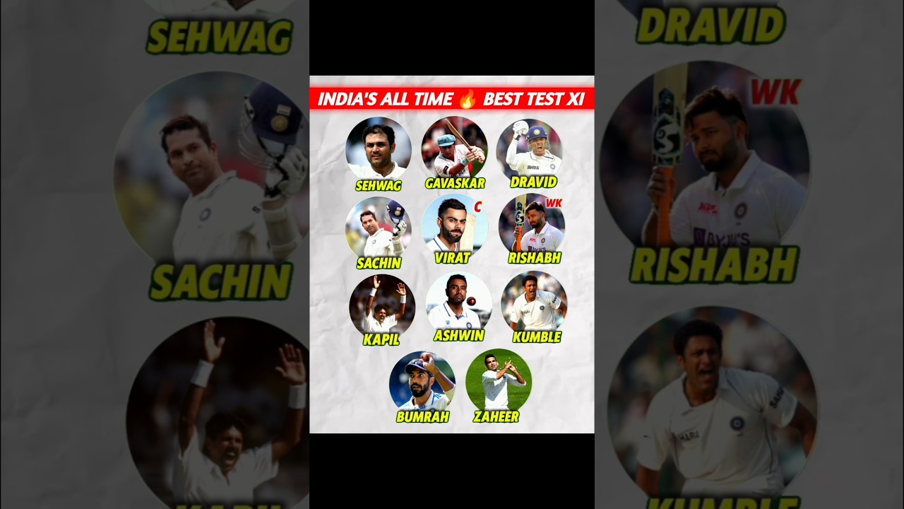 India's All-Time Test Cricket XI