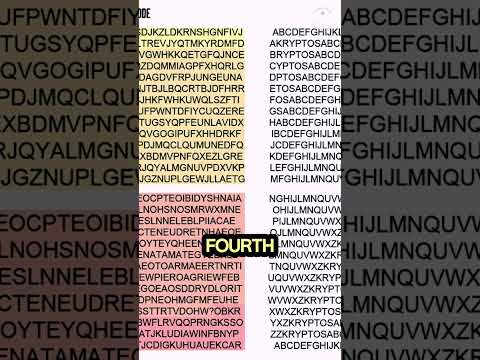 The Unsolved Mystery of Kryptos: CIA's Encrypted Sculpture #shorts