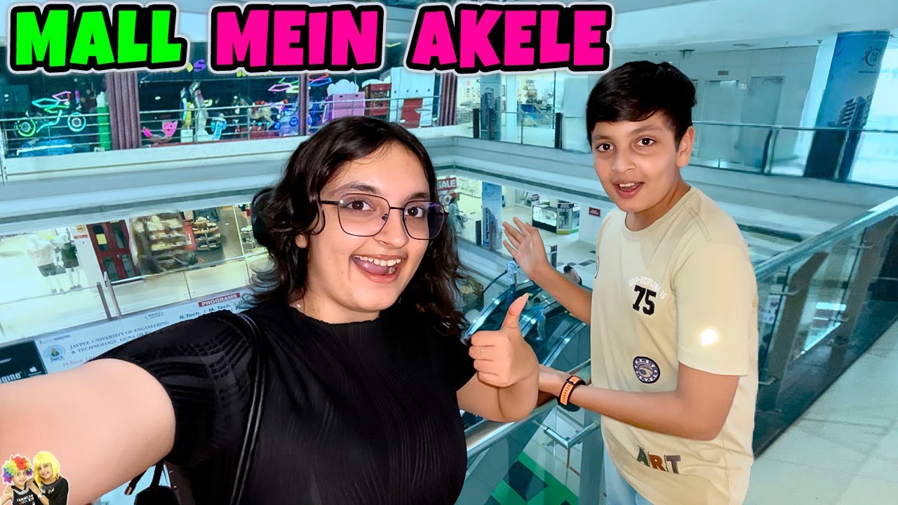 Aayu and Pihu's Thrilling Mall Adventure Alone! 😱 | Movie, Masti & Horror Games