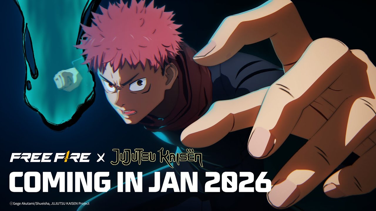 Free Fire x Jujutsu Kaisen Launches Jan 2026 🎮