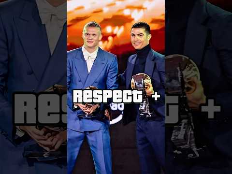 Ronaldo Gave Up His Own Award… For Haaland!? 😳 #ronaldo #shorts