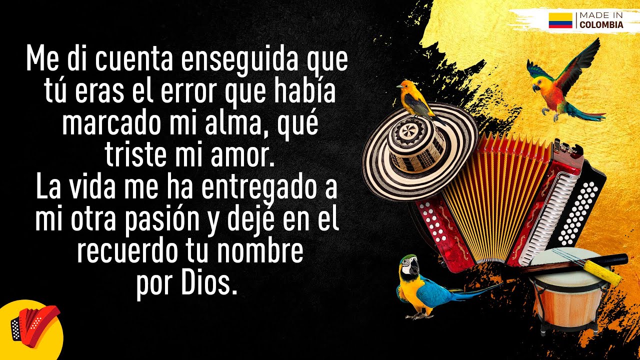 El Error - Los Gigantes Del Vallenato | Video con Letra - Sentir Vallenato