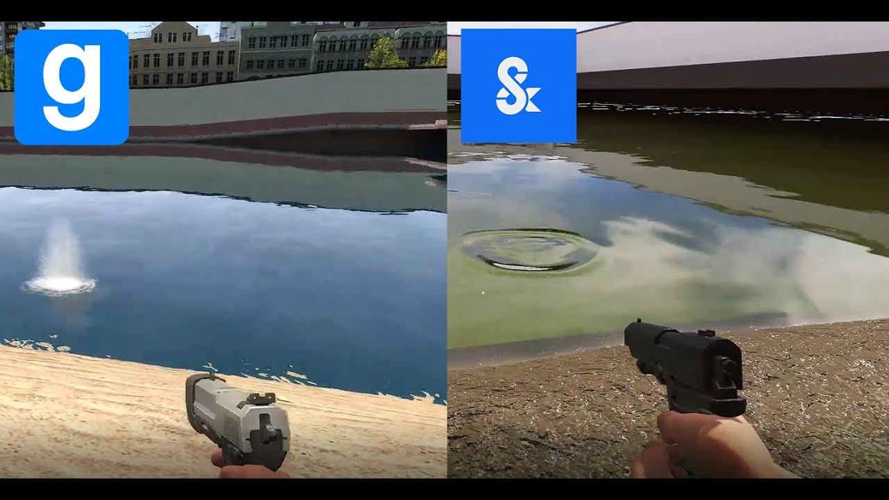 s&box vs Gmod: Water Comparison 🚰