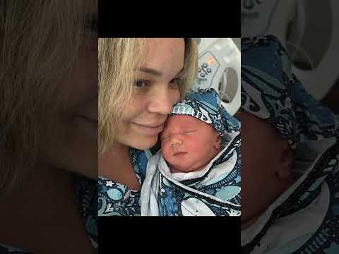 Trisha Paytas welcomed her first son, named Aquaman Paytas-Hacmon.