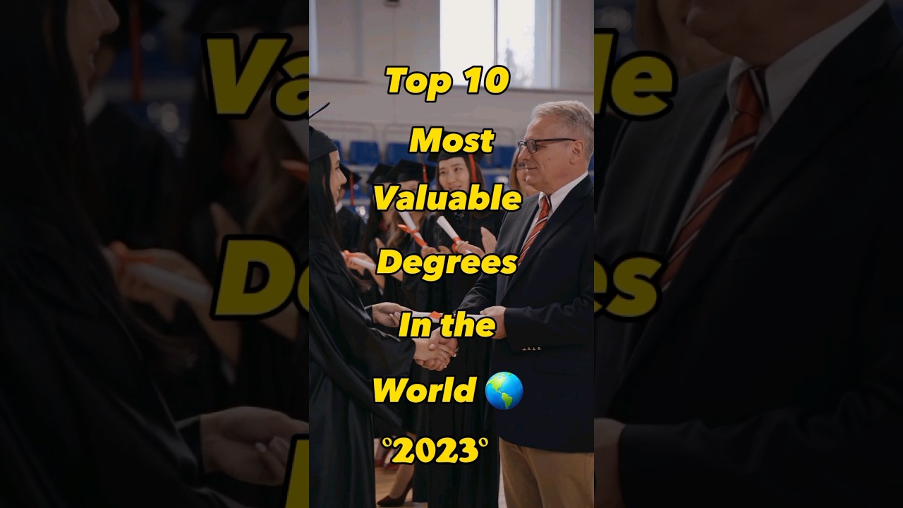 Top 10 Most Valuable Degrees in the World