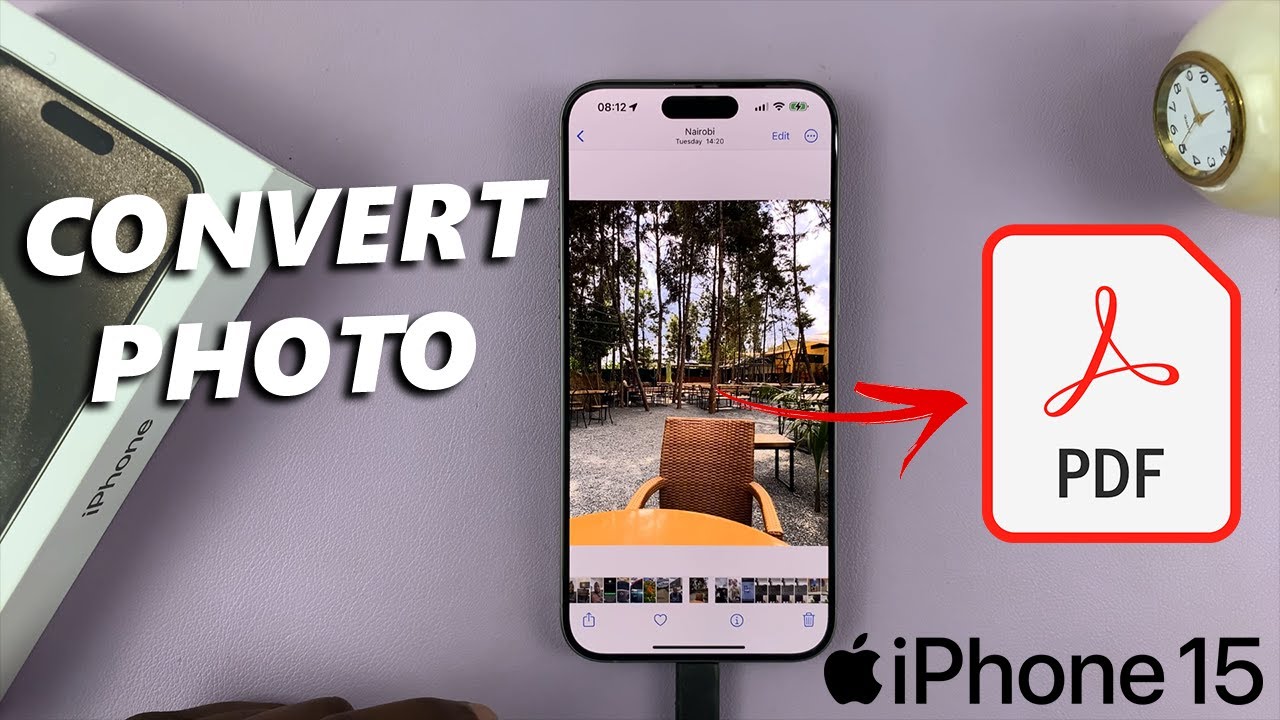 Converting Photos to PDF on iPhone 15 and iPhone 15 Pro