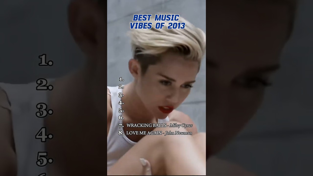 2013 Nostalgia Playlist: Unforgettable Hits from an Iconic Year