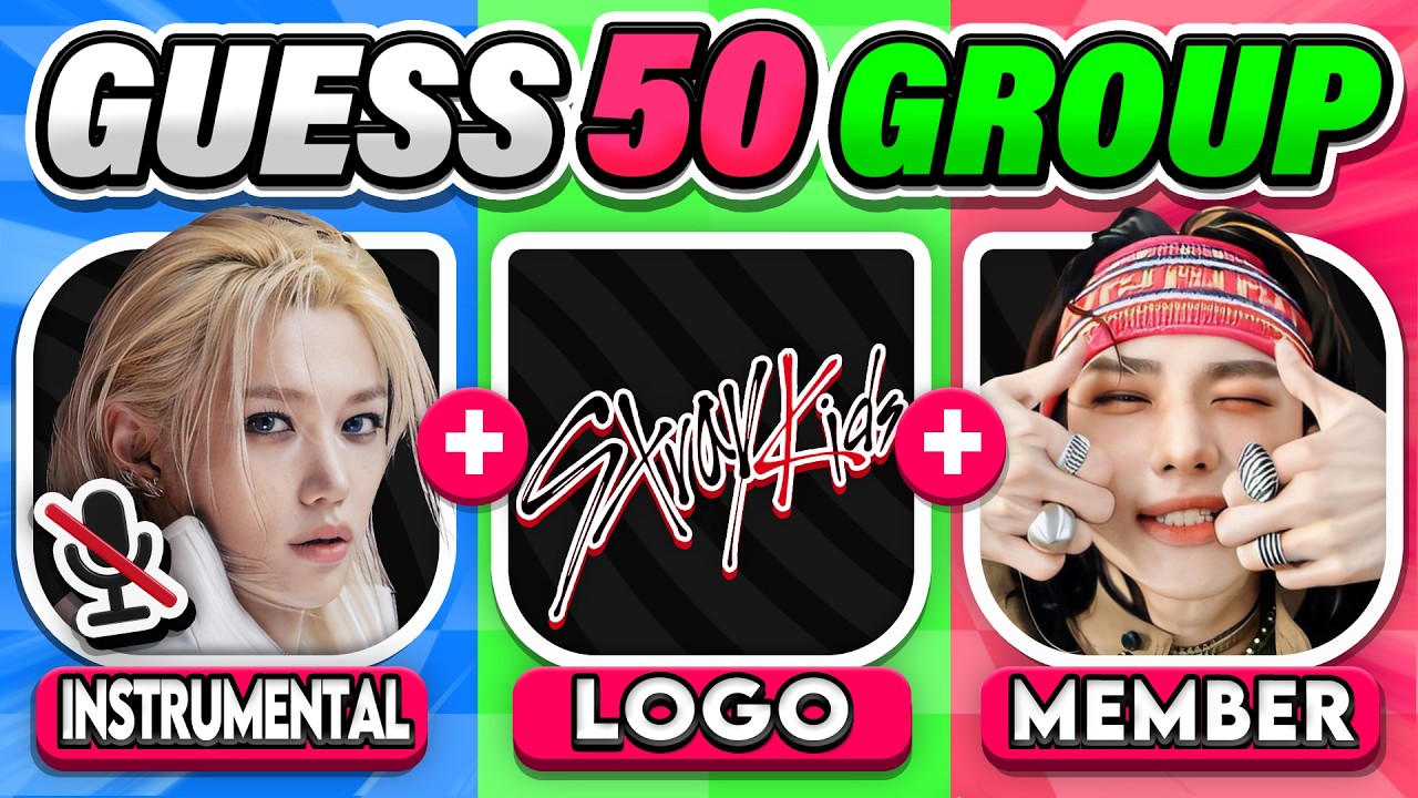 GUESS THE 50 KPOP GROUPS BY THE 3 CLUES ✨ {OLD AND NEW} | KPOP QUIZ 🎮