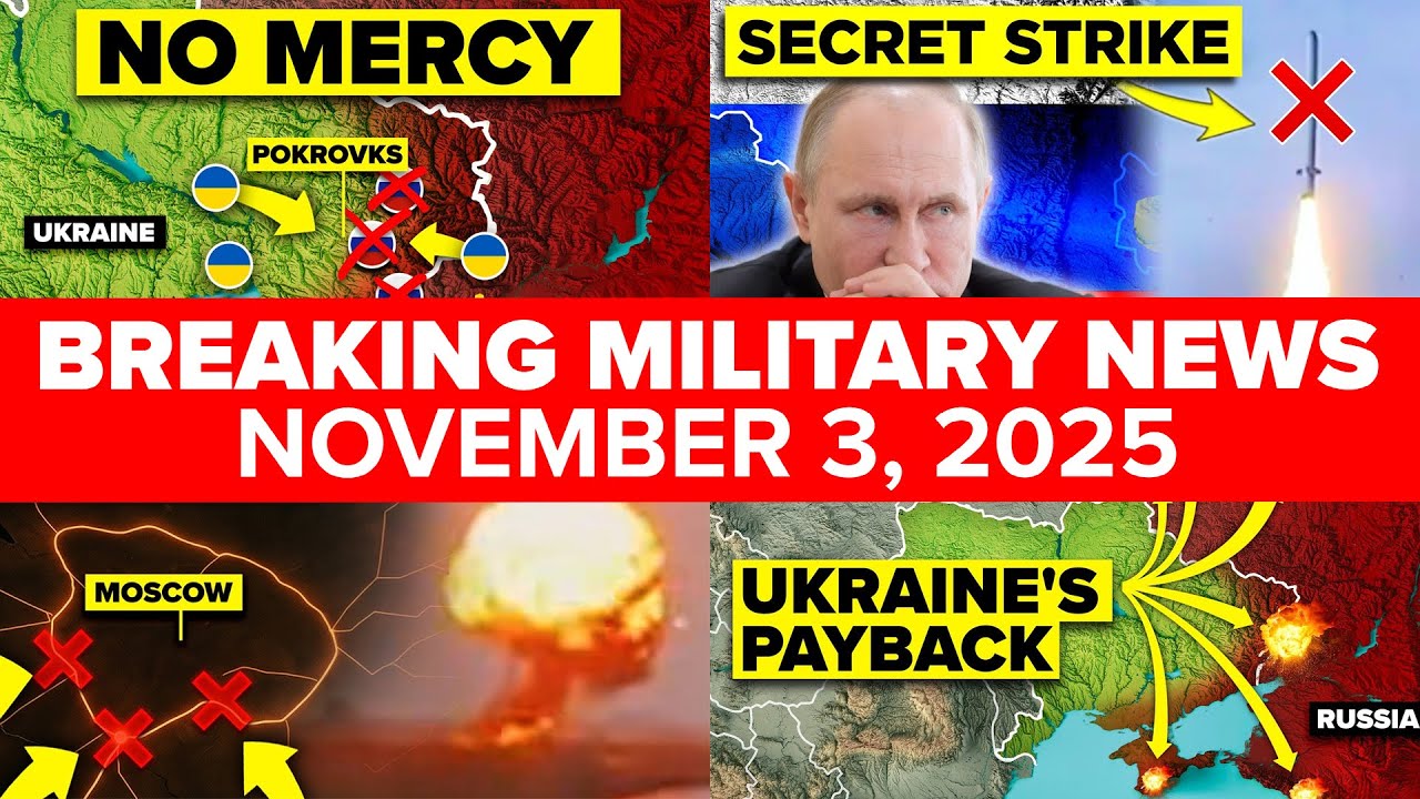 Ukraine-Russia Breaking News – November 3rd, 2025