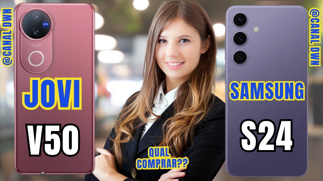 JOVI V50 5G VS SAMSUNG S24 5G  #speedtest  #jovi   #samsung  #celular   📱 @canaldwn