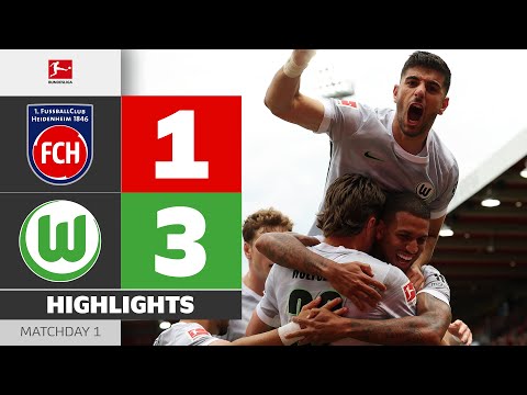 Wolfsburg Leaves No Doubt! | HEIDENHEIM - VFL WOLFSBURG | Highlights | MD 1 – Bundesliga 25/26