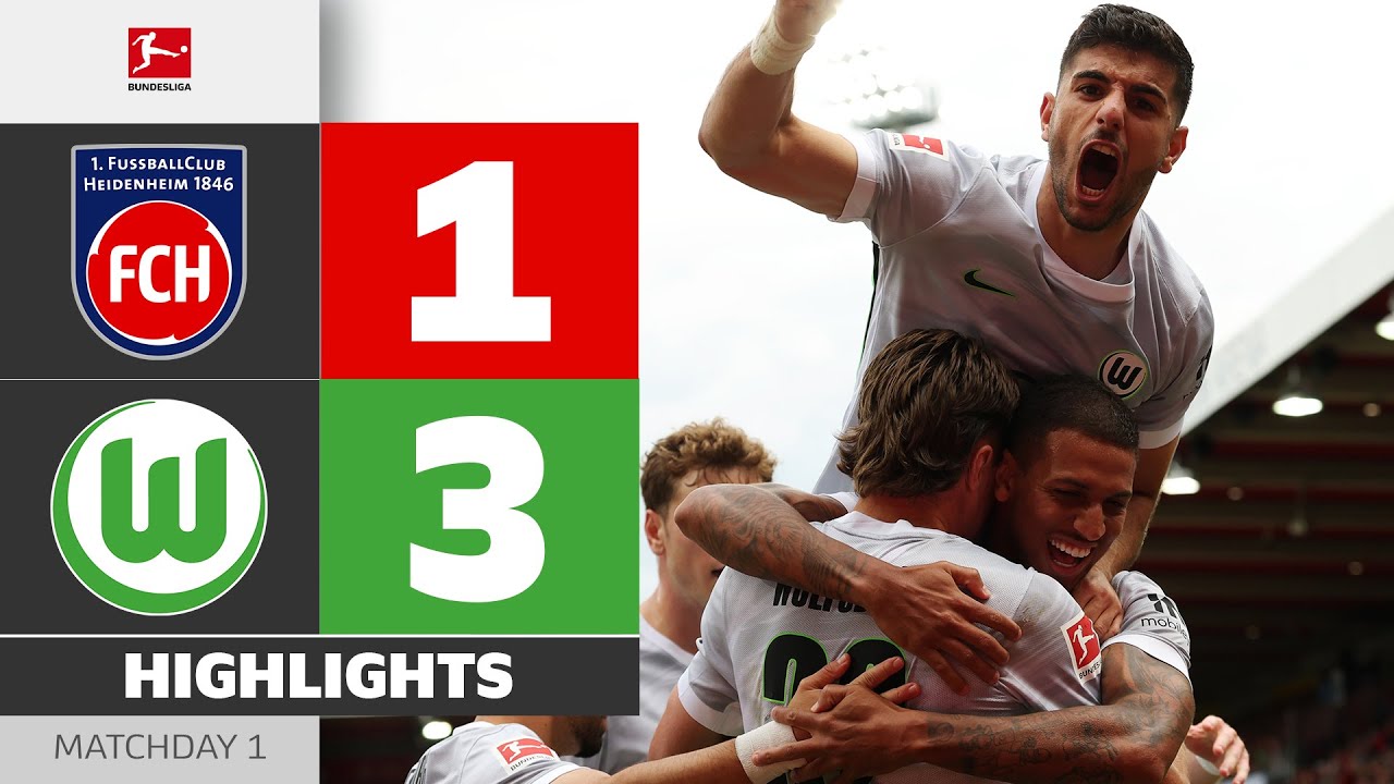 Wolfsburg Dominates Heidenheim in Thrilling Bundesliga Opener! ⚽