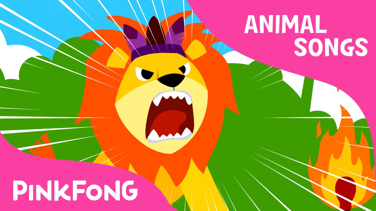 The Lion | Kids' Animal Songs 🦁