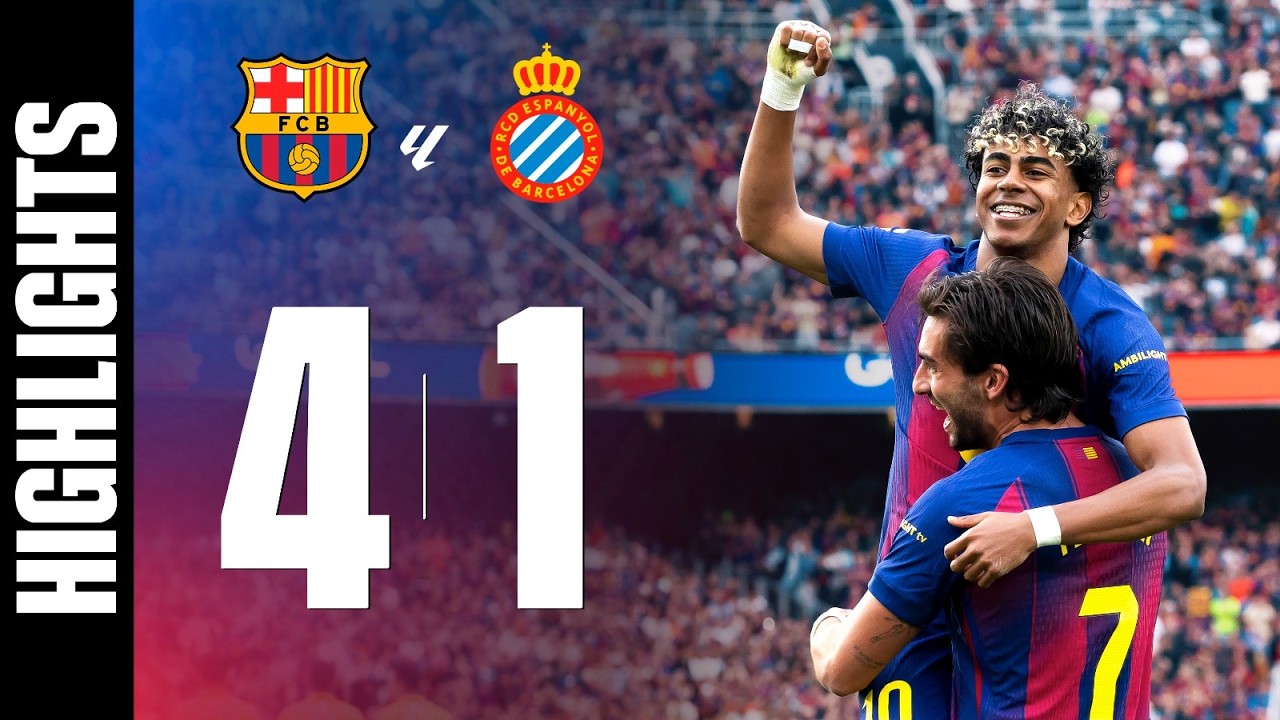 FC Barcelona 4-1 Espanyol | La Liga 2025/26 MD 31 🔵🔴