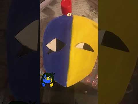 i made an expression changing ena mask!!! #ena #enajoelg #cosplay #mask #craft