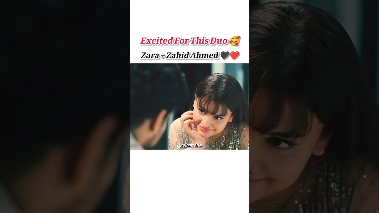 Zara Noor Abbas & Zahid Ahmed's Exciting Duo | Viral Short Video