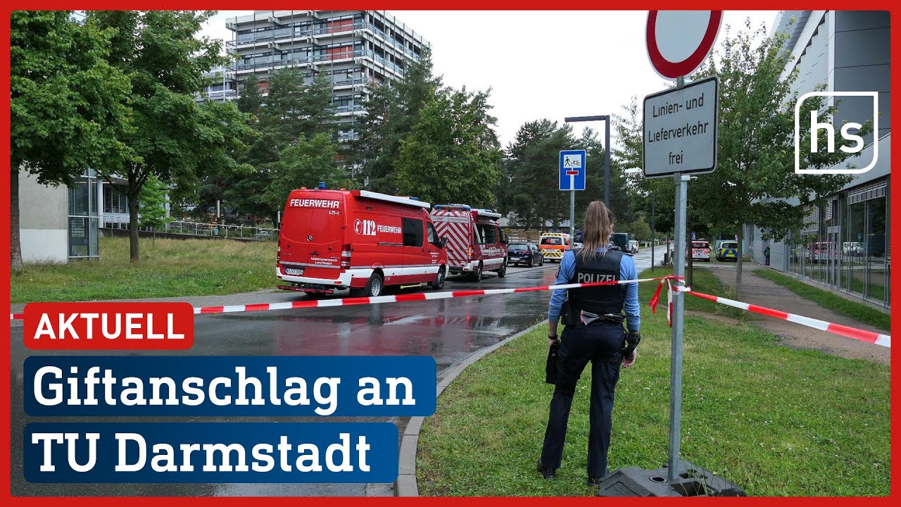 Ermittlungen nach Giftanschlag an der TU Darmstadt