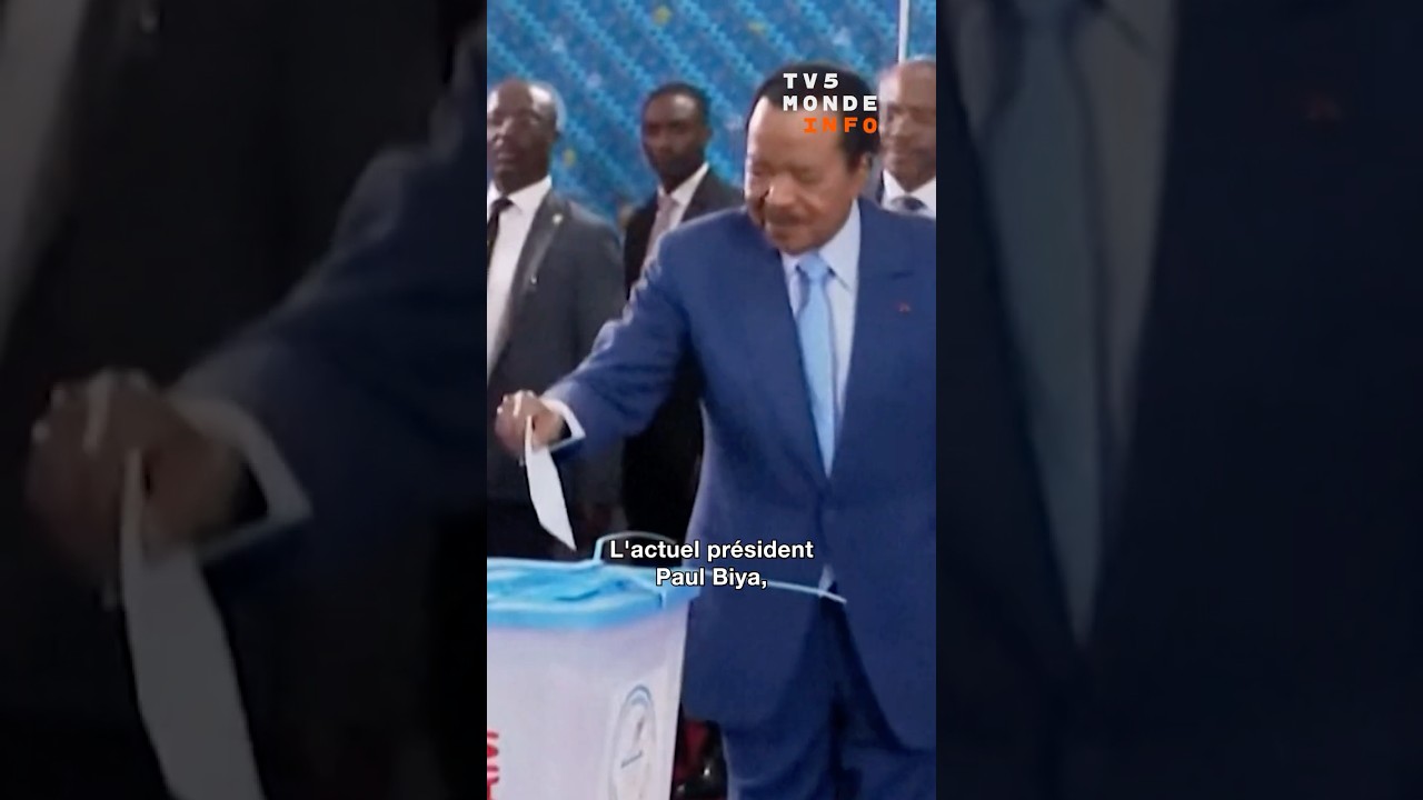 🇨🇲 Élection présidentielle au Cameroun : Paul Biya a voté #shorts #info #news