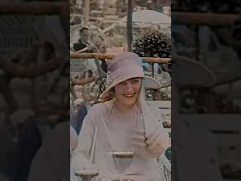 Parisian woman in the 1920s - Restored Footage