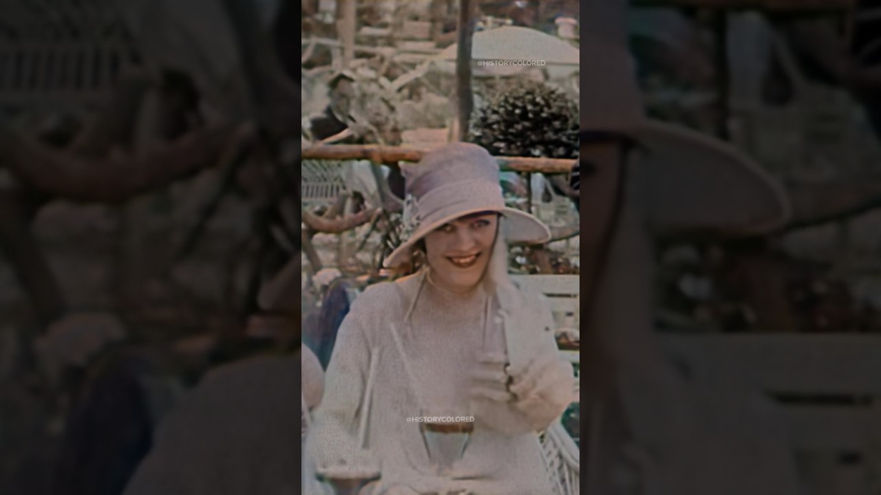 Step Back in Time: 1920s Parisian Woman in Stunning Restored Footage 🇫🇷