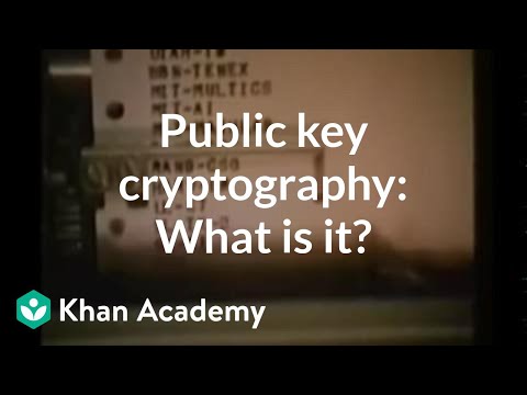 Public key cryptography: What is it? | Computer Science | Khan Academy