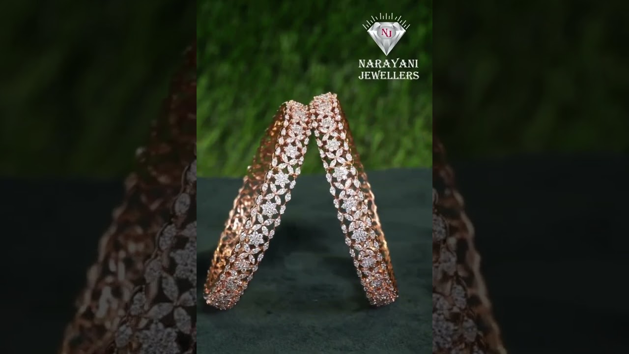 Diamond Bangles Collection | Diamond Bridal Jewellery - Narayani Jewellers, Himayathnagar, Hyd.