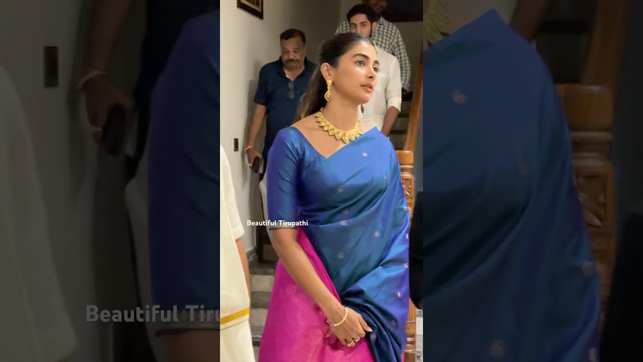 Actress Pooja Hedge In Tirumala #tirumala #actress #poojahegde #beautifultirupathi #shorts