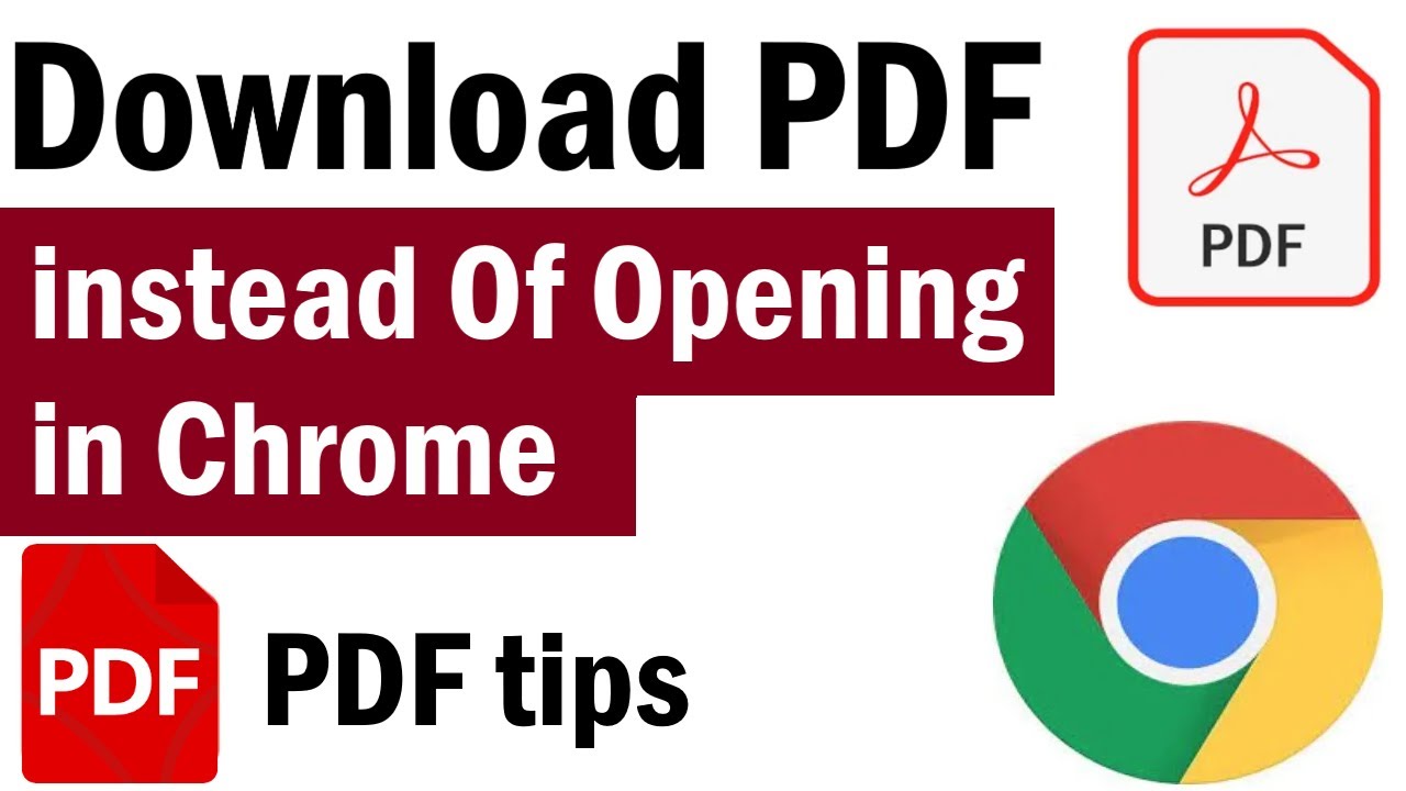 Easily Download PDFs Instead of Opening Them in Chrome π