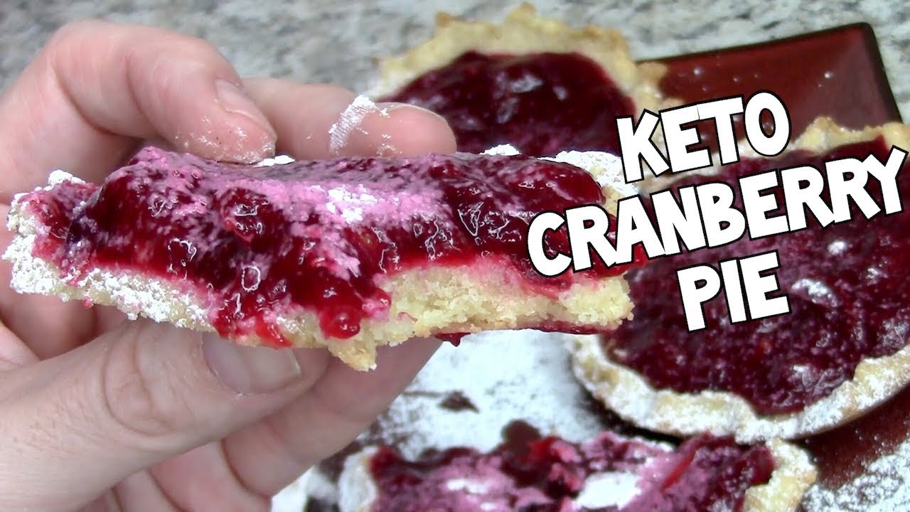 Keto Cranberry Pie Bars 🍒