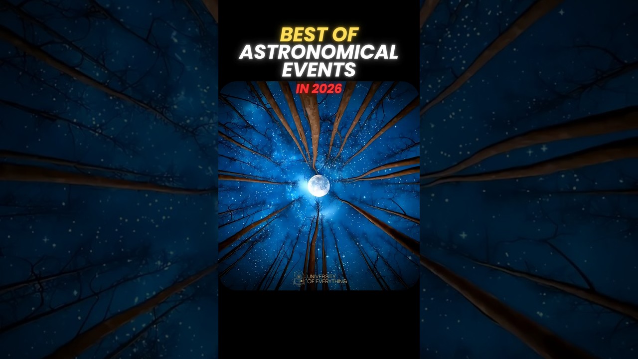 Top Astronomical Events of 2026 🌕
