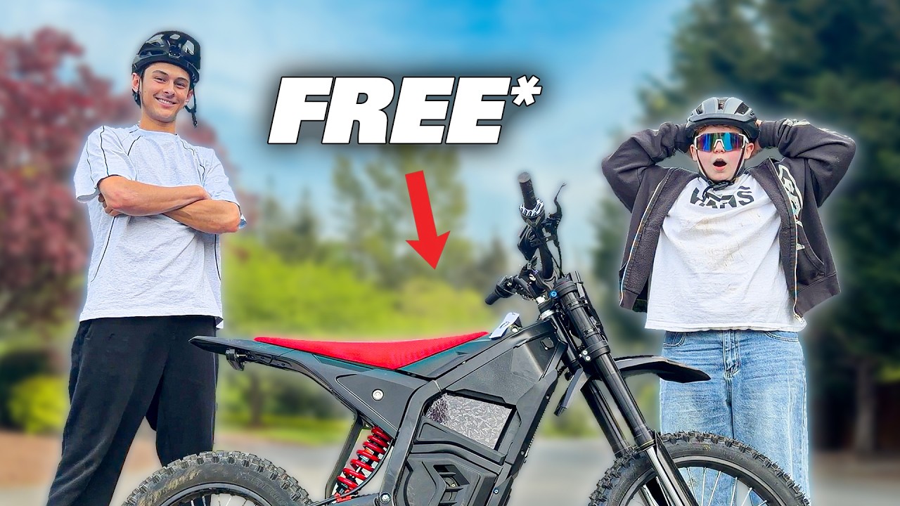 Built Dream E-Bike for Kid & Surprised Winner 🚲