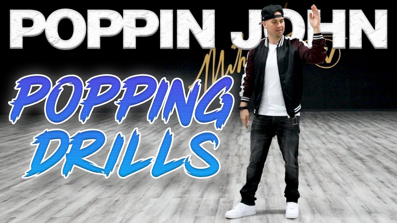 Popping Drills Dance Tutorial with Poppin John 🎶