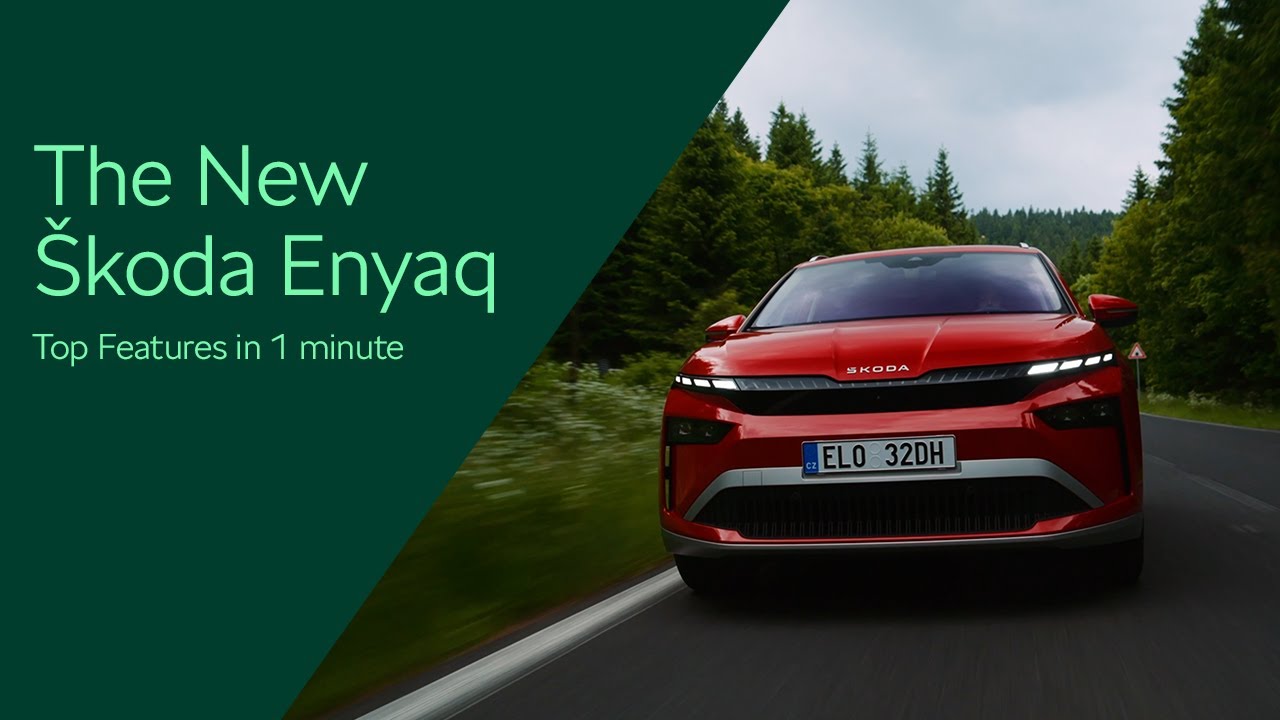 Top Features of the New Škoda Enyaq in 1 Minute 🚗