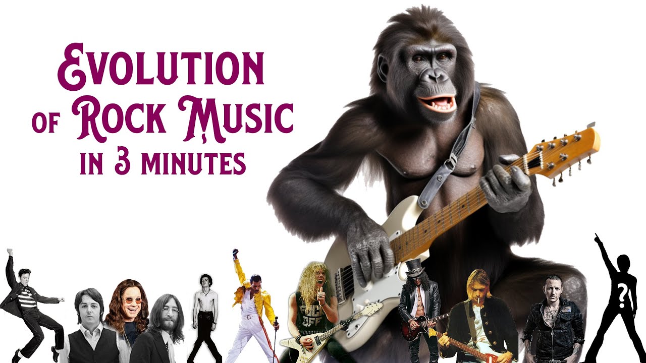 Rock Music Evolution in 3 Minutes ๐ธ