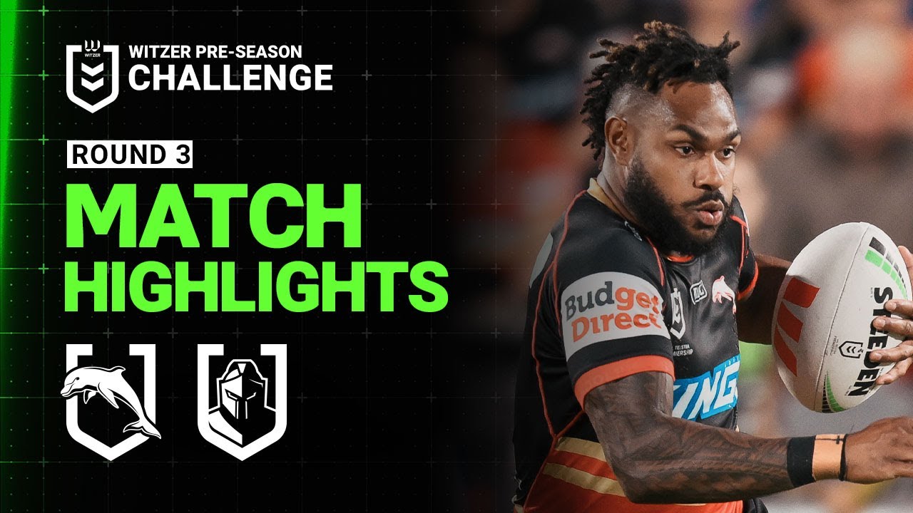 NRL Pre-Season 2025: Dolphins vs Titans Highlights | Week 3 Showdown