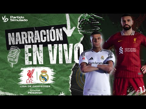 🔴 REAL MADRID VS LIVERPOOL EN VIVO / CHAMPIONS LEAGUE - JUEGA MBAPPE