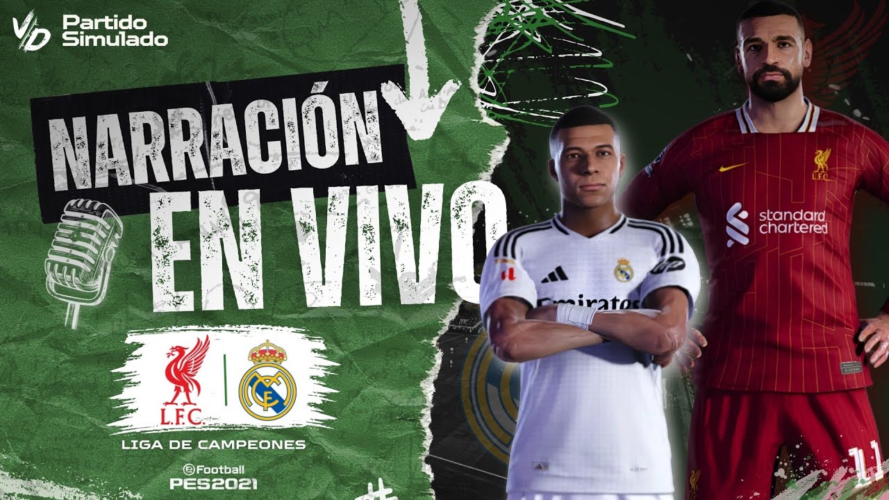 Real Madrid vs Liverpool en Vivo - Champions League con Mbappé