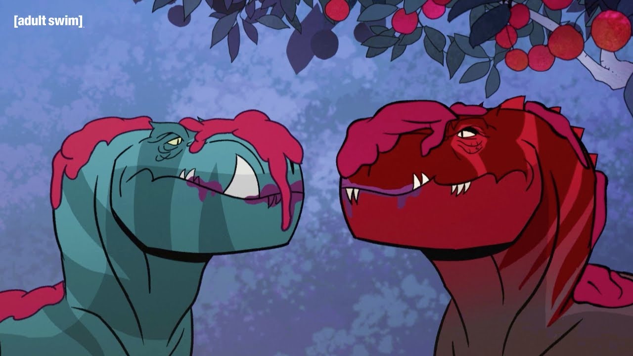 Fang and Red Share a Meal in Genndy Tartakovsky's Primal | Adult Swim