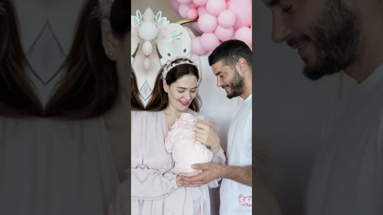 Yıldız Çağrı Atiksoy ve Berk Oktay İlk Kez Bebekleriyle Poz Verdi! 👶 #shorts