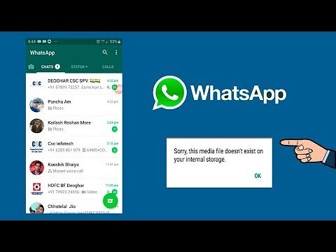 Media File Missing Error on WhatsApp 📱