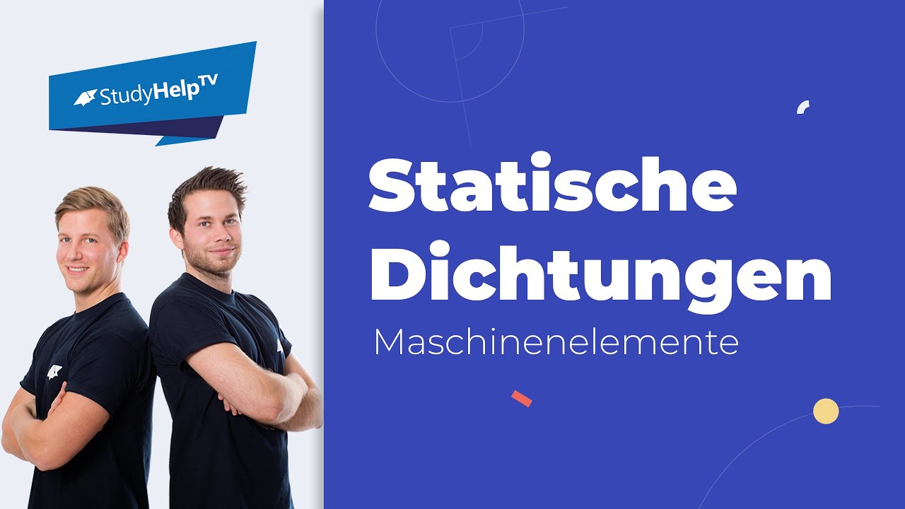 Statische Dichtungen einfach erklärt 🛠️