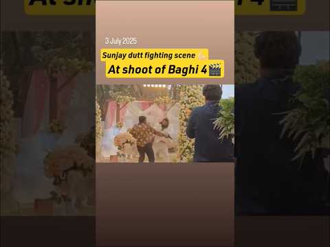 Sunjay dutt Fighting scene At Shooting of Baghi 4 । #baghi4 #sunjaydutt #viral #bollywood #filmcity