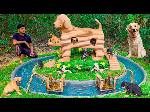 Building a Dog House for Rescue Puppies – Heartwarming Story!