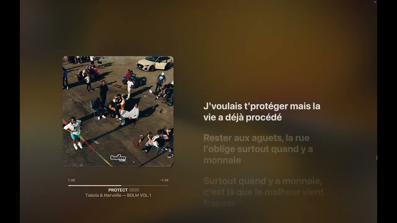 Tiakola & Merveille - PROTECT (Lyrics)