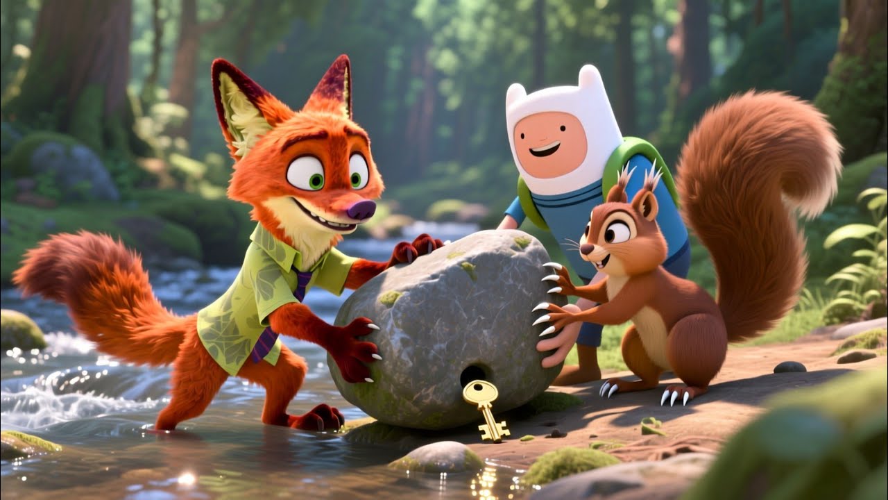 The Curious Fox and the Hidden Treasure 🦊