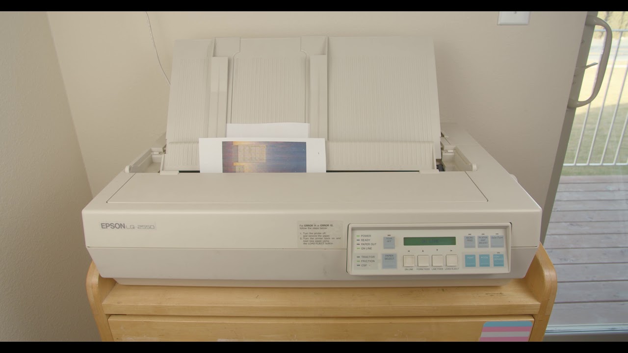 Epson LQ2550 Color Dot-Matrix Printer β High-Quality and Reliable Printing