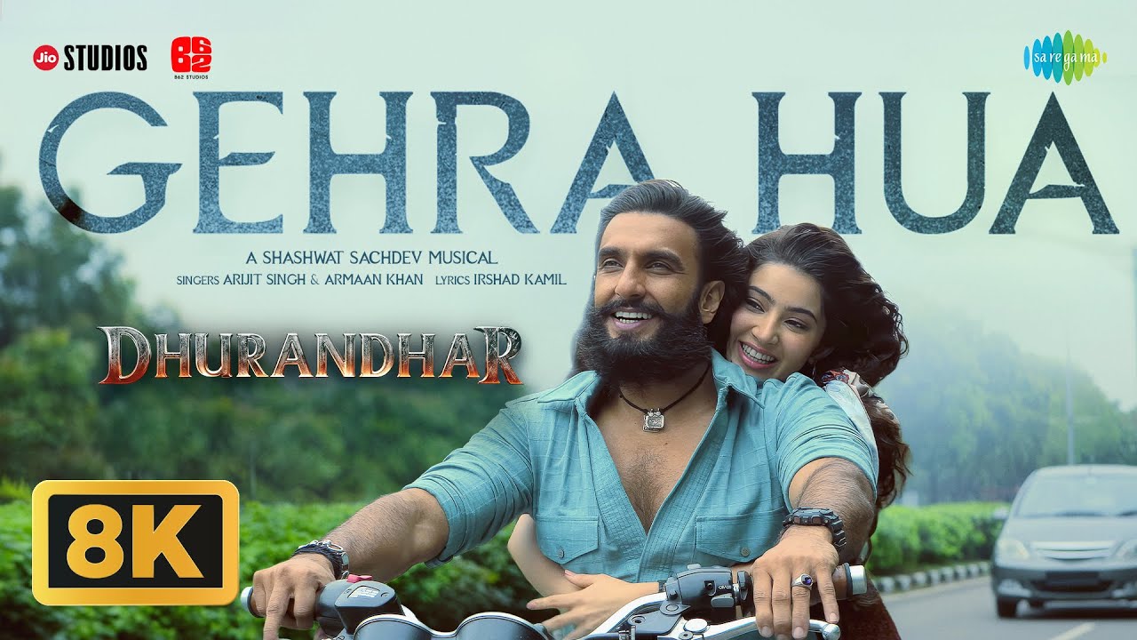 Gehra Hua 8K Video | Ranveer Singh & Sara A 🎶